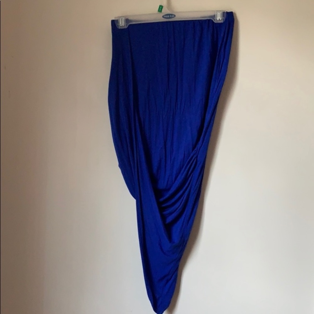 High-Low Blue Charlotte Russe Skirt